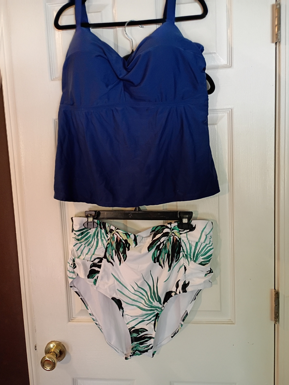 Catalina 2X Navy Tankini Set